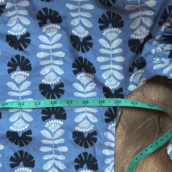 Mud Pie Women's Balloon Sleeve Dress Blue Size Small - Picture 12 of 14